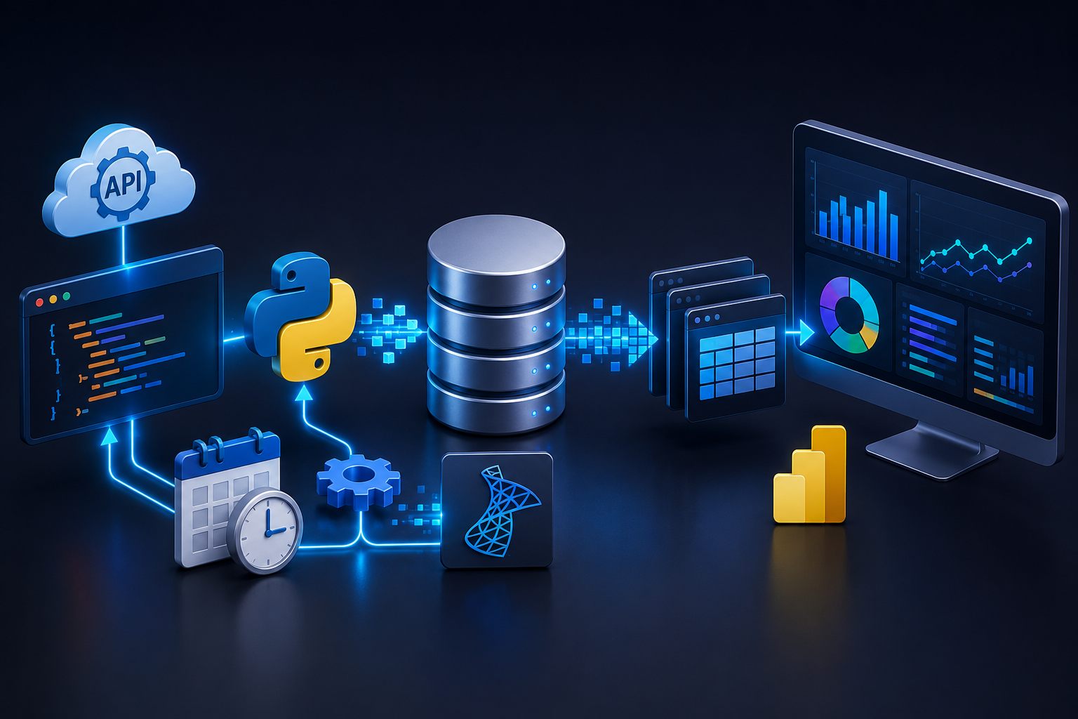 Enterprise data platform and automation framework illustration