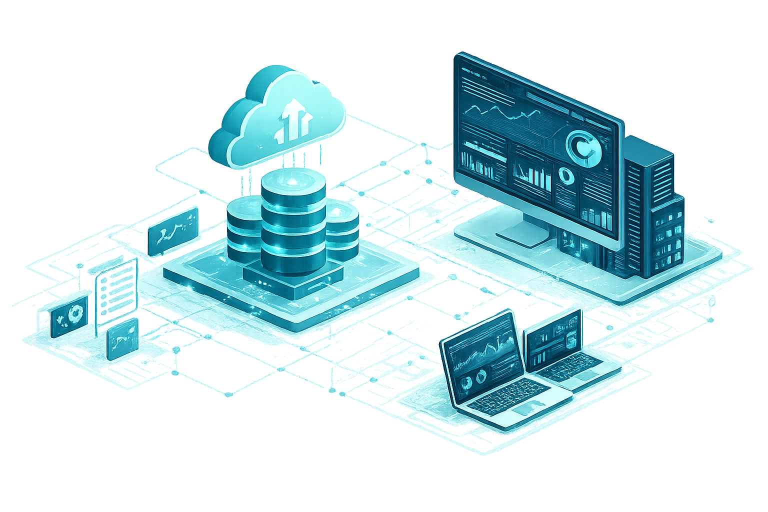 Enterprise Data Modernization Illustration